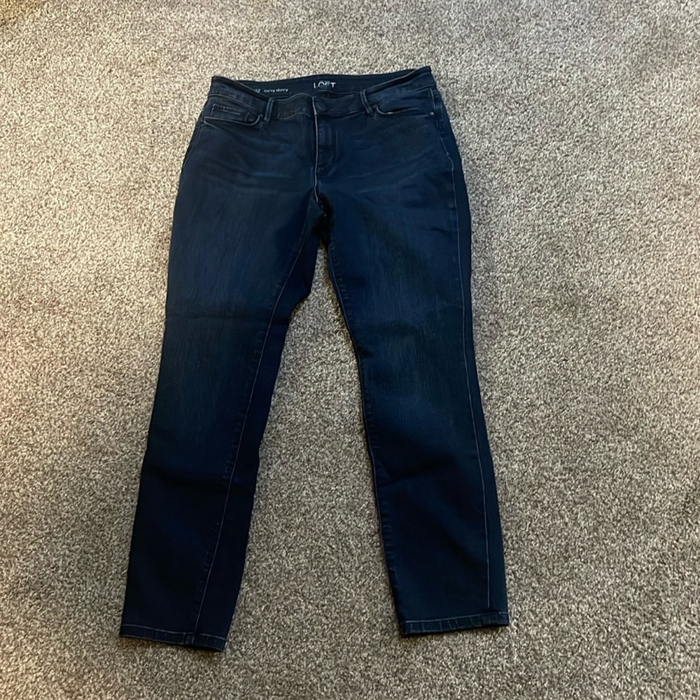 Loft curvy skinny jeans